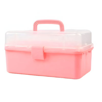 CAJA PESCADORA KINGDEN PLASTICO 32X19X14 ROSA