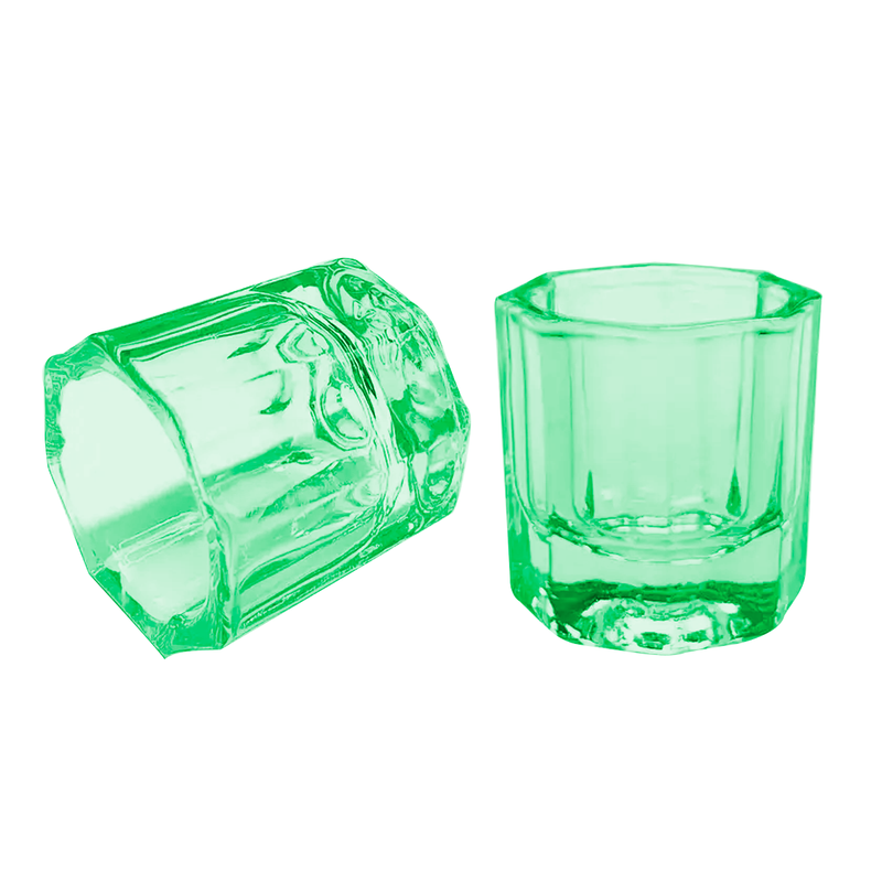 GODETE KINGDEN DE CRISTAL OCTOGONAL VERDE