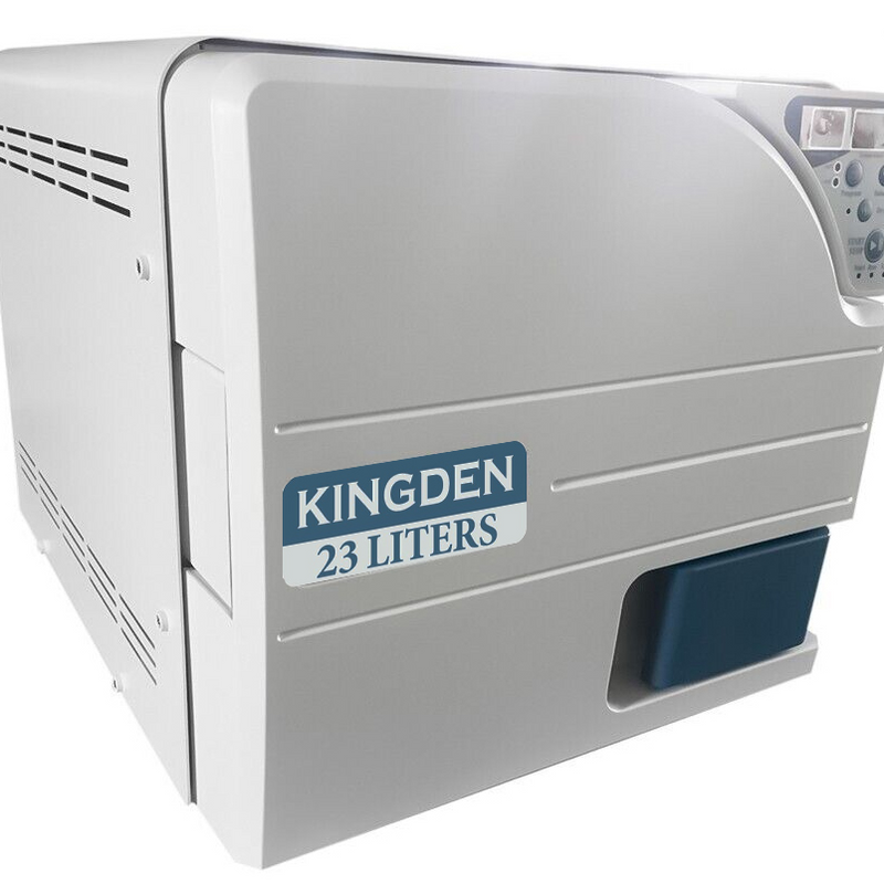 ESTERILIZADOR A VAPOR KINGDEN CLASE N AZUL 23L