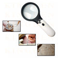 LUPA DE MANO KINGDEN C/AUMENTO Y LUZ LED