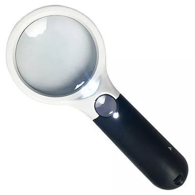LUPA DE MANO KINGDEN C/AUMENTO Y LUZ LED