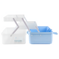 CAJA PESCADORA KINGDEN PLASTICO 32X19X14 AZUL