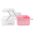 CAJA PESCADORA KINGDEN PLASTICO 32X19X14 ROSA