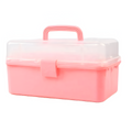 CAJA PESCADORA KINGDEN PLASTICO 32X19X14 ROSA