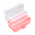 CAJA PESCADORA KINGDEN PLASTICO 32X19X14 ROSA