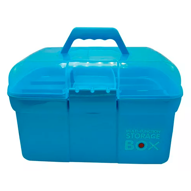 CAJA ALMACEN KINGDEN TAPA AZUL TRANS