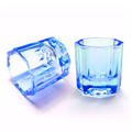 GODETE KINGDEN DE CRISTAL OCTOGONAL AZUL