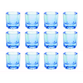 GODETE KINGDEN DE CRISTAL OCTOGONAL AZUL