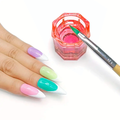 GODETE KINGDEN DE CRISTAL OCTOGONAL ROSA