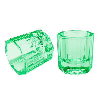 GODETE KINGDEN DE CRISTAL OCTOGONAL VERDE