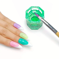 GODETE KINGDEN DE CRISTAL OCTOGONAL VERDE