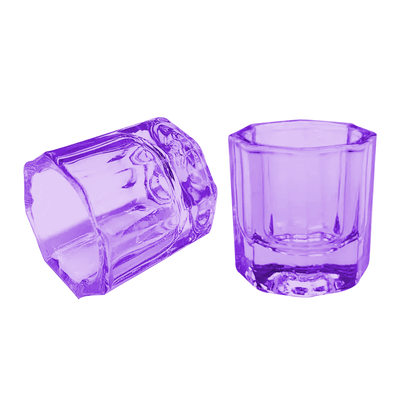 GODETE KINGDEN DE CRISTAL OCTOGONAL MORADO