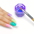 GODETE KINGDEN DE CRISTAL OCTOGONAL MORADO