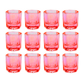 GODETE KINGDEN DE CRISTAL OCTOGONAL ROJO