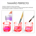 GODETE KINGDEN DE CRISTAL OCTOGONAL ROJO