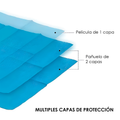 PAPEL DESECHABLE KINGDEN AZUL 4X125 C/500